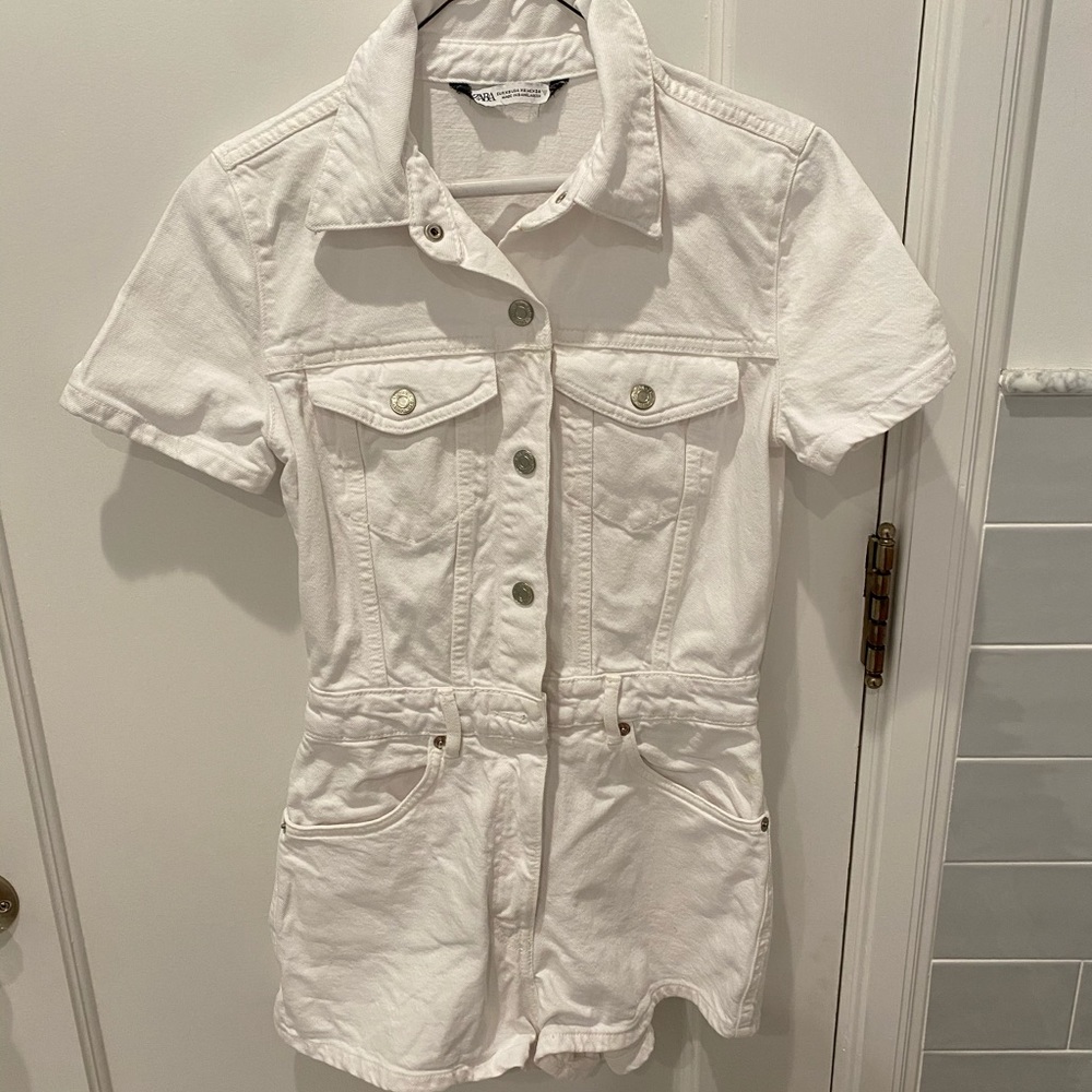 Zara Denim Jumpsuit